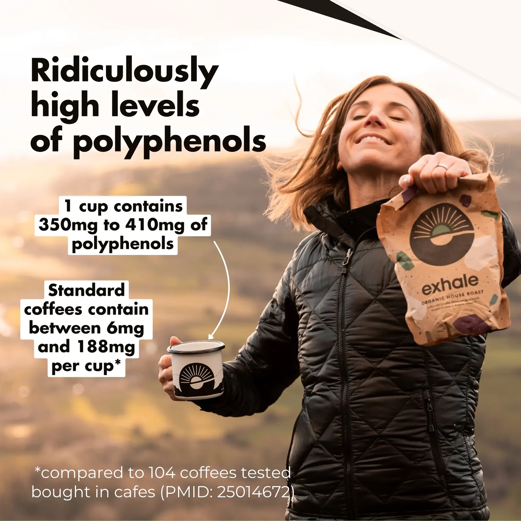 Exhale Coffee — high polyphenol, mycotoxin-tested
